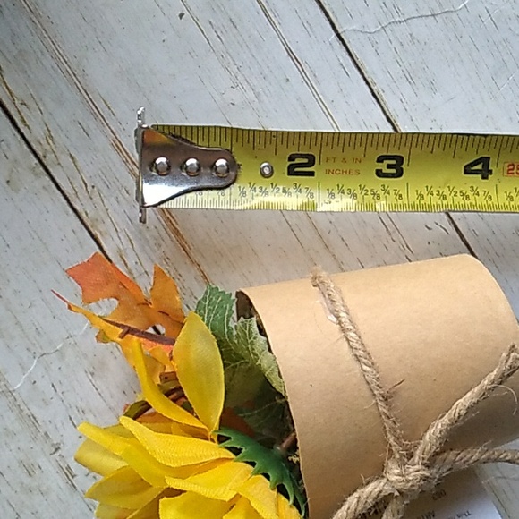 NEW Fall leaves FARMHOUSE  Sunflower FLORAL DECOR - Picture 3 of 3